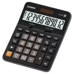 (DX-12B) CASIO CALCULADORA DE OFICINA SOBREMESA DX-12B 12 DÍGITOS NEGRO