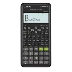 (FX-570ES PLUS-2) CASIO CALCULADORA CIENTIFICA FX-570ES PLUS 2ND EDITION 10+2 DÍGITOS 417 FUNCIONES 9 MEMORIAS NEGRO
