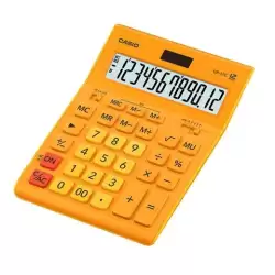 (GR-12C-RG) CASIO CALCULADORA DE OFICINA SOBREMESA 12 DÍGITOS NARANJA