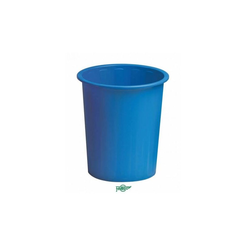 (305-07) FAIBO PAPELERA DE PLÁSTICO EN POLIPROPILENO 310X280 MM CERRADA 14 L SERIE 305 AZUL