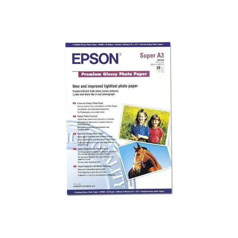(C13S041316) EPSON PAPEL PREMIUM GLOSSY PHOTO