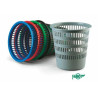 (306-02) FAIBO PAPELERA DE PLÁSTICO REJILLA CAPACIDAD 16 LITROS 310X315 MM SERIE 306 NEGRO