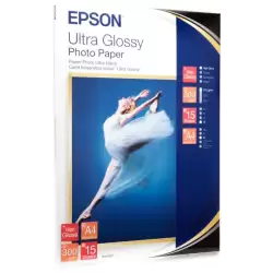 (C13S041927) EPSON PAPEL ULTRA GLOSSY PHOTO PAPER A4 (15 HOJAS)