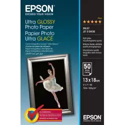 (C13S041944) EPSON PAPEL ULTRA GLOSSY PHOTO PAPER 13X18 300GR. (50HOJAS)