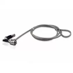 (CNBSLOCK15) CONCEPTRONIC CABLE DE SEGURIDAD PARA PORTÁTIL CON LLAVE 1.5 M NEGRO/GRIS