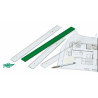 (106-30V) FAIBO REGLA 30CM METACRILATO VERDE