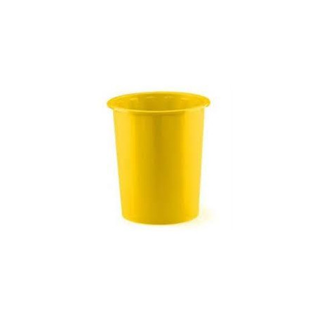 (305-05) FAIBO PAPELERA DE PLÁSTICO EN POLIPROPILENO 310X280 MM CERRADA 14 L SERIE 305 AMARILLO