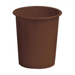 (305-09) FAIBO PAPELERA DE PLÁSTICO EN POLIPROPILENO 310X280 MM CERRADA 14 L SERIE 305 MARRON