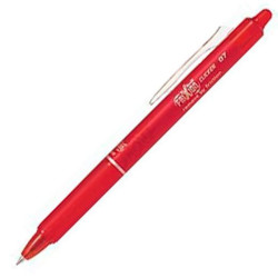 (BLRT-FR7-R) PILOT BOLÍGRAFO TINTA BORRABLE FRIXION CLICKER 0.7 ROJO