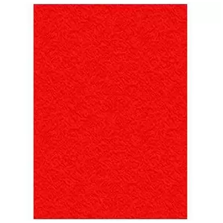 (9057) DISPLAST TAPAS ENCUADERNACIÓN A4 CARTÓN GOFRADO 900GR ROJO PAQUETE 50 UD