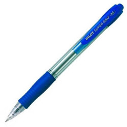 (BPGP-10R-M-L) PILOT BOLÍGRAFO SUPERGRIP M AZUL CUERPO AZUL