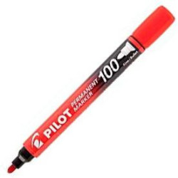 (SCA-100-R) PILOT ROTULADOR PERMANENTE SCA-100 ROJO
