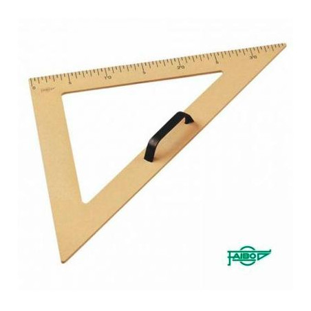 (233) FAIBO ESCUADRA PIZARRA 50 CM GRADUADO PLASTICO
