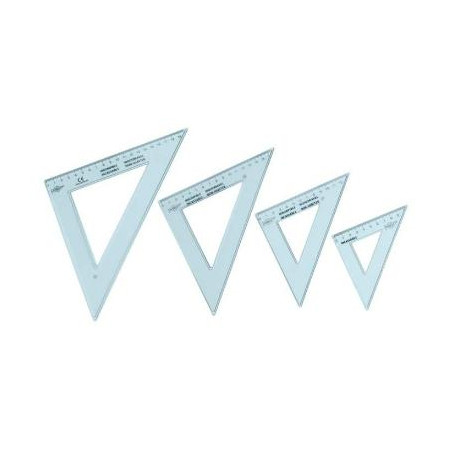 (21225) FAIBO ESCUADRA ESCOLAR 25 CM IRROMPIBLE