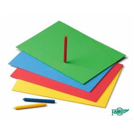 (654) FAIBO ALMOHADILLA MANUALIDADES PARA PICADO EN EVA 200X300X4MM COLORES SURTIDOS -20U