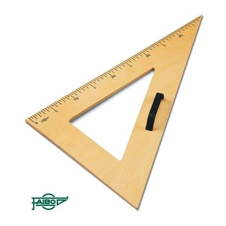 (235) FAIBO CARTABÓN PIZARRA 50 CM GRADUADO PLASTICO