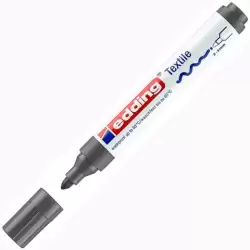 (4500-12) EDDING MARCADOR TEXTIL 4500 PERMANENTE PUNTA REDONDA GRIS FLUORESCENTE