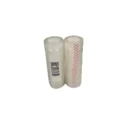 (EKR014) EKRIT CINTA ADHESIVA TRANSPARENTE ROLLO 19MM X 33M PACK 8 UD