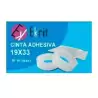 (EKR015) EKRIT CINTA ADHESIVA TRANSPARENTE ROLLO 19MM X 33M EN BOLSITA