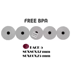 (RT-EV01-80X60) EKRIT ROLLO TÉRMICO SIN BPA 80X60X12MM 65GRS -5U-