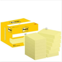 (7100290170) POST-IT BLOC NOTAS ADHESIVAS 656 100H 51X76 CANARY YELLOW PAQUETE 12 UD