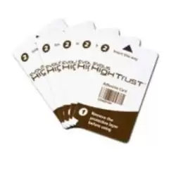 (15ACL003) EVOLIS KIT DE TARJETAS ADHESIVAS PARA EL RODILLO DE LIMPIEZA PARA ZENIUS Y PRIMACY - ACL003