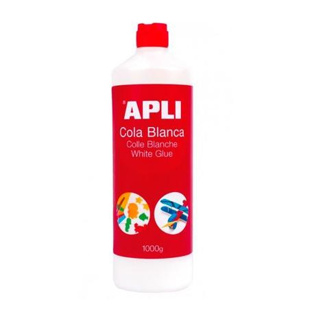 (12851) APLI COLA BLANCA LÍQUIDA BOTE CON APLICADOR 1KG