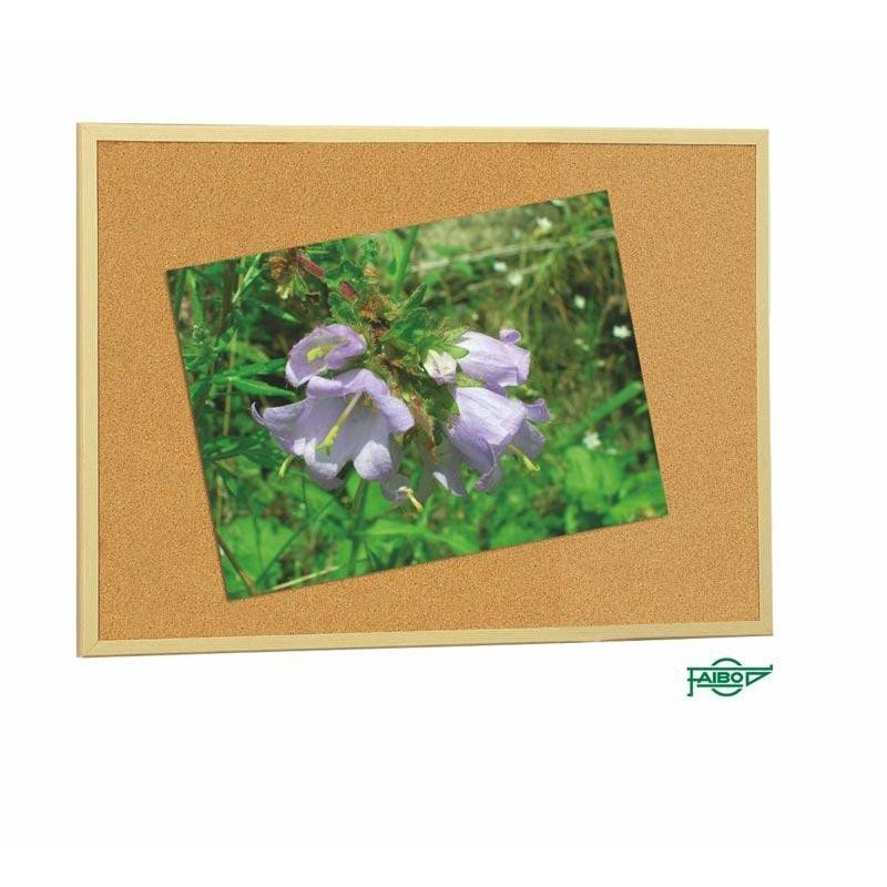 (607-2) FAIBO TABLERO CORCHO ECONÓMICO 40X60CM CON MARCO DE MADERA 18MM