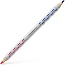 (110910) FABER CASTELL LÁPIZ JUMBO GRIP DOBLE PUNTA BICOLOR ROJO Y AZUL