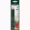 (110798) FABER CASTELL LÁPIZ DE GRAFITO 9000 HB BLISTER 3 UD