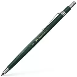 (134600) FABER CASTELL PORTAMINAS TK4600 2MM CLIP DE METAL C/AFILAMINAS VERDE