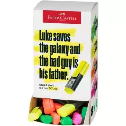 (154200) FABER CASTELL MARCADOR TEXTLINER SURTIDO NEÓN EXPOSITOR CARTÓN 60 UD