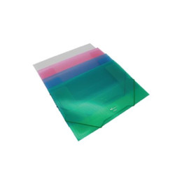 (024406) FAMA CARPETA CON GOMAS SOLAPAS A3 PLÁSTICO C/SURTIDOS