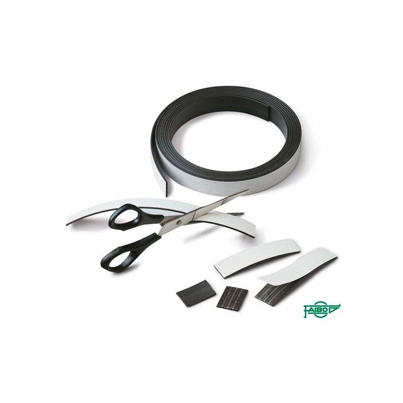 (733) FAIBO BANDAS MAGNÉTICAS ADHESIVAS 3000X20X1