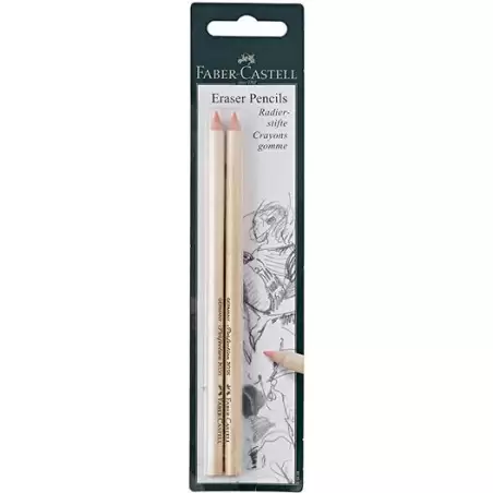 (185698) FABER CASTELL PERFECTION 7056 LÁPICES GOMA PARA BORRAR CON PRECISIÓN -BLISTER 2U-
