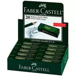 (587122) FABER CASTELL GOMA DE BORRAR DUST-FREE ART ERASER VERDE