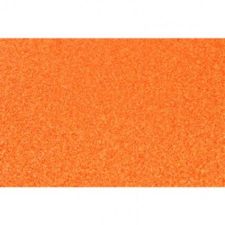 (572ZG10) FAMA GOMA EVA 50X70CM GROSOR 2MM GLITTER NARANJA PACK 10 UD