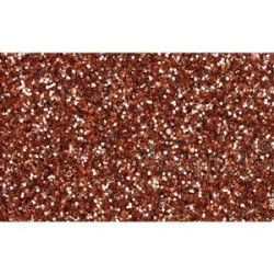 (572ZG14) FAMA GOMA EVA 50X70CM GROSOR 2MM GLITTER CASTAÑO PACK 10 UD