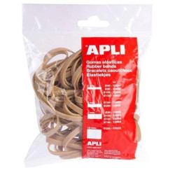 (12862) APLI GOMA ELÁSTICA MARRÓN CAUCHO 120X5MM 100 GR.