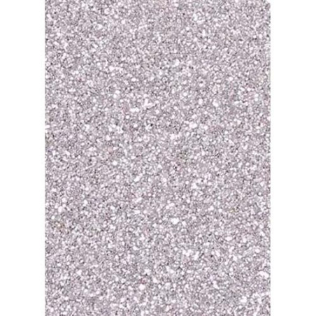 (572PR) FAMA GOMA EVA 50X70CM GROSOR 2MM GLITTER PLATA