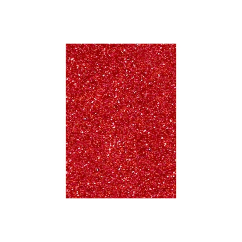 (572VM) FAMA GOMA EVA 50X70CM GROSOR 2MM GLITTER ROJO