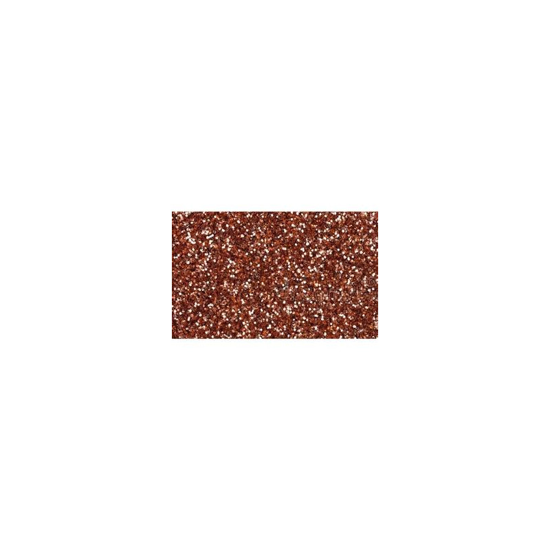 (572ZG14) FAMA GOMA EVA 50X70CM GROSOR 2MM GLITTER CASTAÑO PACK 10 UD
