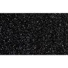 (572ZG19) FAMA GOMA EVA 50X70CM GROSOR 2MM GLITTER NEGRO PACK 10 UD