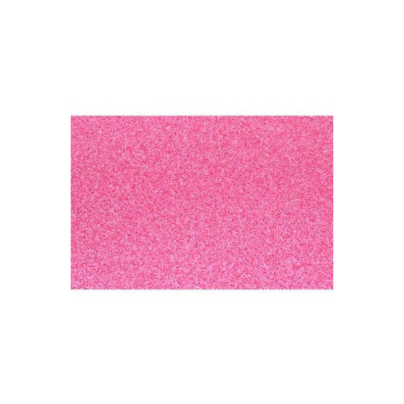 (572ZG43) FAMA GOMA EVA 50X70CM GROSOR 2MM GLITTER ROSA PACK 10 UD