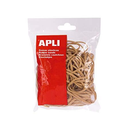 (12865) APLI GOMA ELÁSTICA MARRÓN CAUCHO 100X2MM 1KG