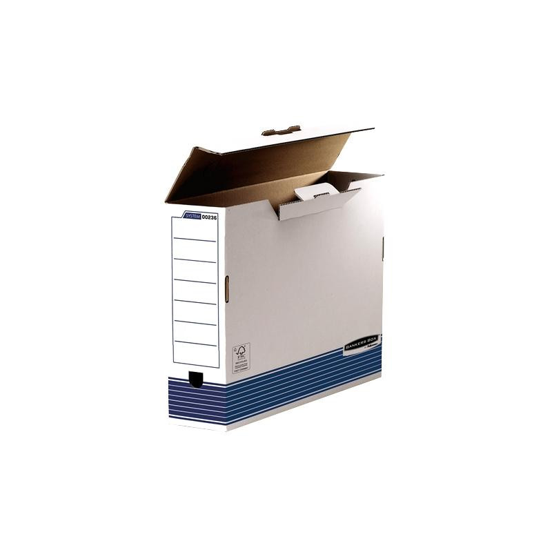 (0023601) FELLOWES CAJA DE ARCHIVO DEFINITIVO 100MM A3 SYSTEM AZUL
