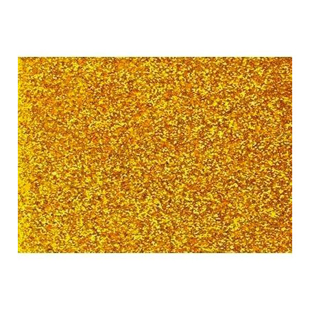 (M532OU) FAMA GOMA EVA 20X30CM GROSOR 2MM GLITTER ORO