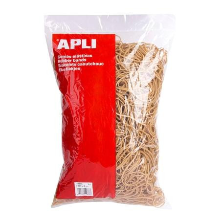 (12866) APLI GOMA ELÁSTICA MARRÓN CAUCHO 120X2MM 1KG