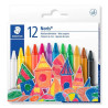 (220 NC12) STAEDTLER CERAS NORIS 220 COLORES BRILLANTES SURTIDOS ESTUCHE 12 UD