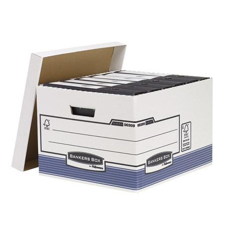 (0030901) FELLOWES CONTENEDOR DE ARCHIVOS FOLIO SYSTEM AZUL/BLANCO